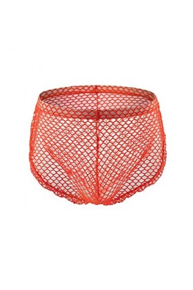 Lingerie Homme Sexy Hot Boxers longs en maille pour hommes slips Sexy sous-vêtements respirants voir à travers les troncs bou