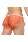Lingerie Homme Sexy Hot Boxers longs en maille pour hommes slips Sexy sous-vêtements respirants voir à travers les troncs bou