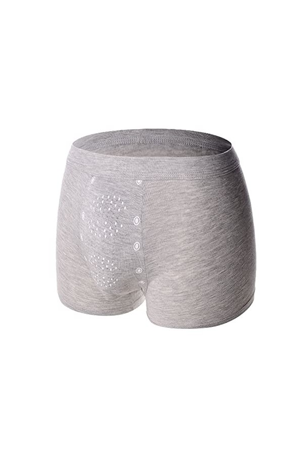 CUTeFiorino Petit – Boxer de sport décontracté pour homme avec coupe ajustée, gris, XL