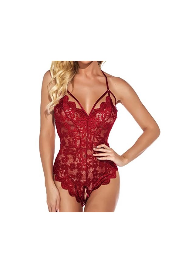 Lingerie Femme Sexy Ensemble Homme Sexy Hot y28.k Mode Femme 1 Pièces Lingerie Roleplay Lingerie Sexy Femmes Costumes Rouge P