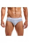 FGUUTYM Boxer Jack Slips solide pour homme Sous-vêtements sexy pour homme, gris, M