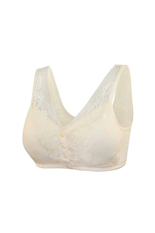 Lingerie Femme Sexy Ensemble Homme Sexy Hot y*2*k sous-vêtement à Boucle Avant Pas de Soutien-Gorge à Anneau en Acier Couvert