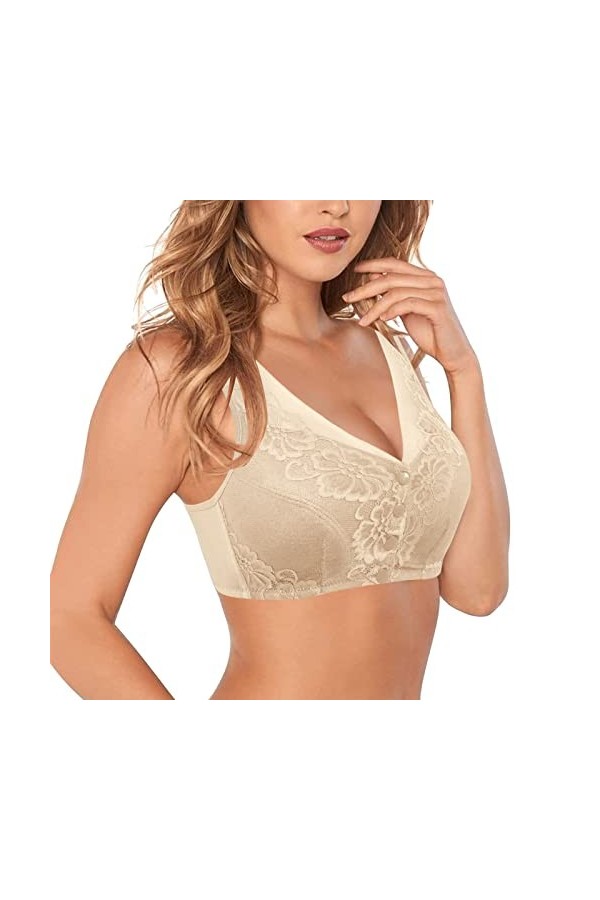 Lingerie Femme Sexy Ensemble Homme Sexy Hot y*2*k sous-vêtement à Boucle Avant Pas de Soutien-Gorge à Anneau en Acier Couvert
