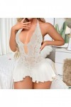 Y20K Style Cadeaux Femmes Grande Taille Sexy Sous-vêtements Dentelle Sexy Onesie Passion Combinaison Body Sous-vêtements Ling