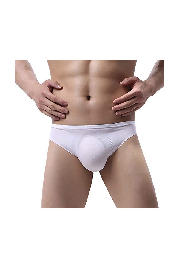 Générique Slip String Homme Sexy Hot Stretch Portable String pour Homme Sexy Hot LéGers Naturels sous VêTements Homme Basic P