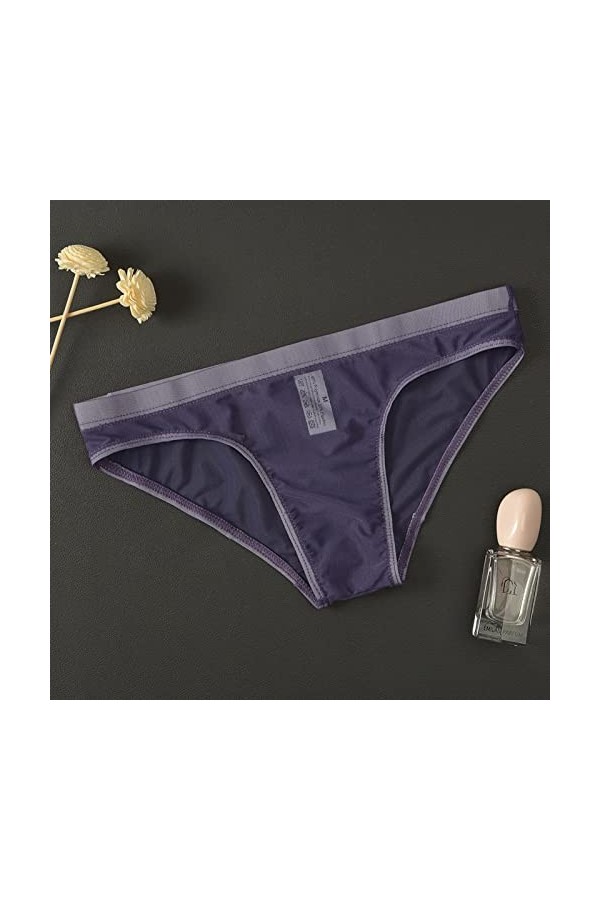 FGUUTYM Sous-vêtement pour homme avec string fin et sans sac, lilas, XXL