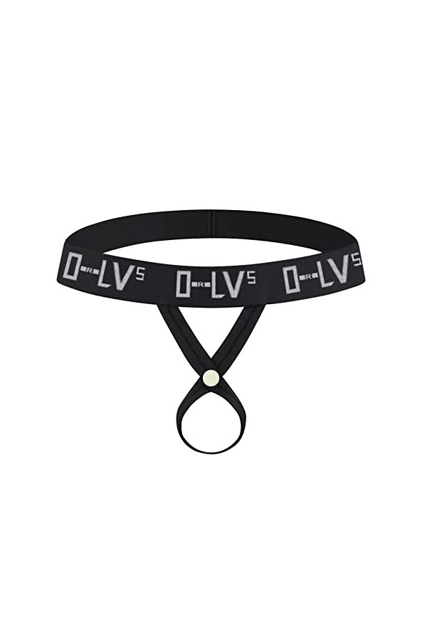 Lingerie Homme Sexy Hot Culotte pour Hommes Taille Basse Sexy Lift Type Fronde Anneau Culotte Haute élastique Doux Ensemble A