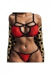 Lingerie Sexy Femme Body et Combinaison Mettre en Place la Cage Bustier Bra Creux Soutien-Gorge Femmes Strappy Cage Soutien-G