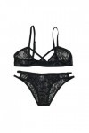 Femme Vêtements De Nuit Dentelle Lingerie Sexy Ensemble Sexy Ensemble Soutien Gorge et String Erotique sous-Vetements 2 Pièce