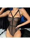 Lingerie Femme Sexy Ensemble Homme Sexy Hot y*2*k Lingerie pour Femme Voir à Travers BodyOne Piece Sexy Mesh Thong Teddy Swim