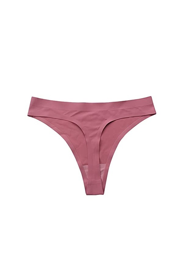 Zannycn Sous-vêtements en coton pour femme - Doux - Multicolore - Confortable - Coupe confortable, Rose, M