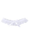 JUNYY Mariée Mariage Dentelle Fleurs Princesse Cuisse Anneaux Extensible Jarretière Accessoires Tour De Cou Jambe Anneaux Pou