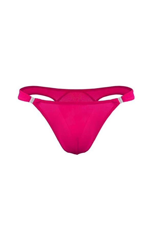 String Homme Sexy Hot Dentelle Slips Boxer Sous-vêtements pour hommes Fit Translucide Glace Soie Taille Basse Boucle G String