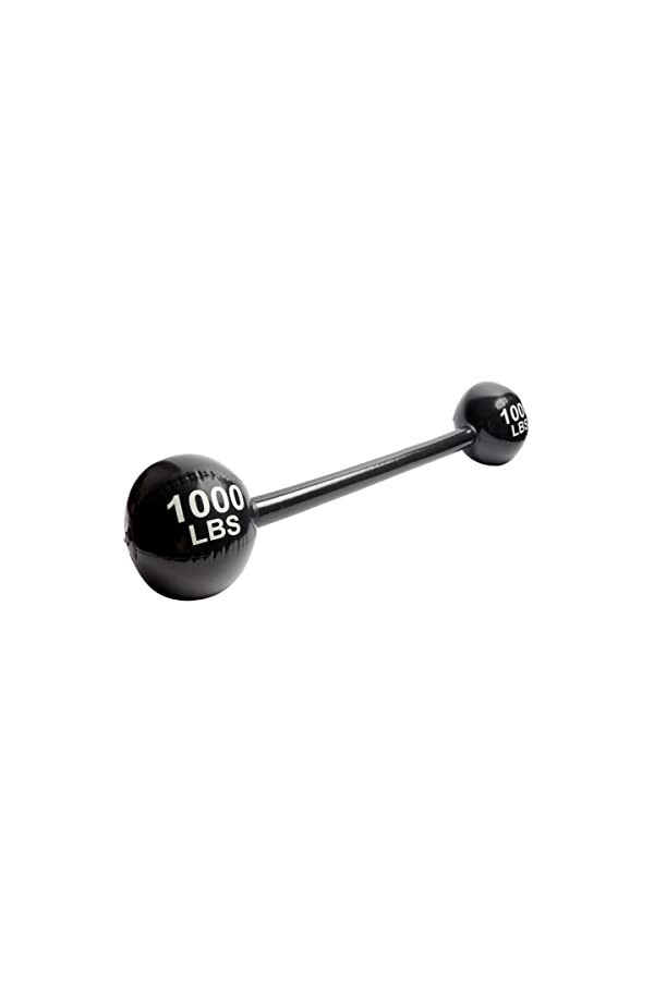 Inflatable Dumbbell, Black, 120cm/47in