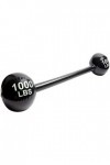 Inflatable Dumbbell, Black, 120cm/47in