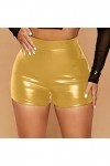 FGUUTYM Perles Lingerie Femme Confortable Mode Serré Sexy Casual Outdoor Shorts Bikini Haut Maille, jaune, XL