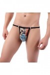 ADMAY 2023 New y27k Style Lingerie Hommes Culottes sous-vêtements sous-vêtements Doux Briefs Dentelle Sexy Thong Robe Noir en