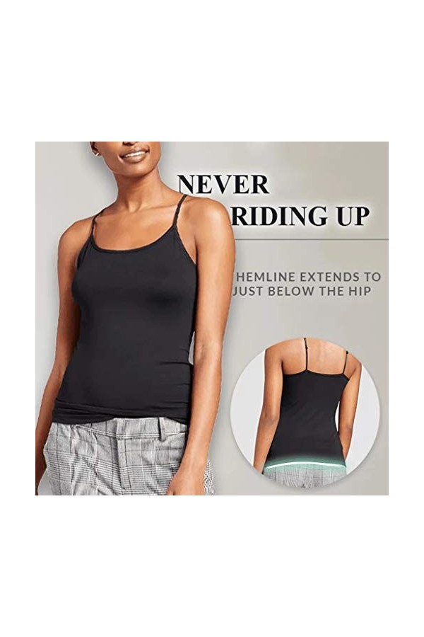 CUTeFiorino Culotte sexy pour femme avec soutien-gorge intégré et coupe ajustée Bleu Sexy, Noir , XL