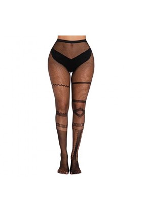TDEOK Lingerie avec jarretelles et bas Rouge Jarretière Dentelle Femmes pour Hauteurs de Cuisse Chaussettes de lingerie éléga