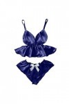 Lingerie Femme Sexy Ensemble Homme Sexy Hot y21k Eyelash Women Set Bowknot Dentelle Shorts Camisole Pyjama Tache Sexy V-Neck 