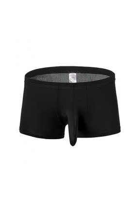 Générique Boxer Sexy en Soie glacée pour Hommes Slip avec Nez déléphant séchage Rapide Doux sans Couture Tongs Extensibles s