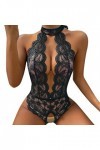 Femme Chic Sexy Lingerie Sexy - Tenu Sexy Coquin Sexy Ouverte Vetements De Nuit Tenue BDSM Push Up Corset Femme Pyjamas en Sa