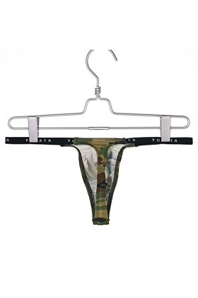 Seoilty Hommes imprimé Respirant Camouflage Taille Basse Sexy String tricoté Slips Chemises De Nuit pour Hommes pour Dormir