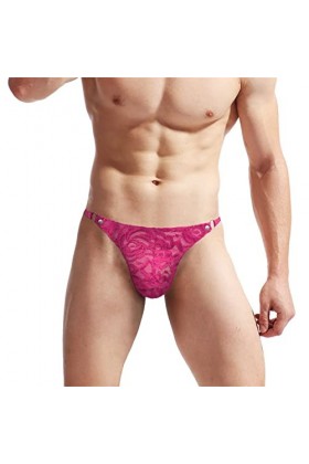 LKRSEEF Corset Jockstrap Gay Sexy Hot Cosplay Slip Sissy Erotique Travesti Lingerie Bretelle Tenue Dentelle Bondage Transpare