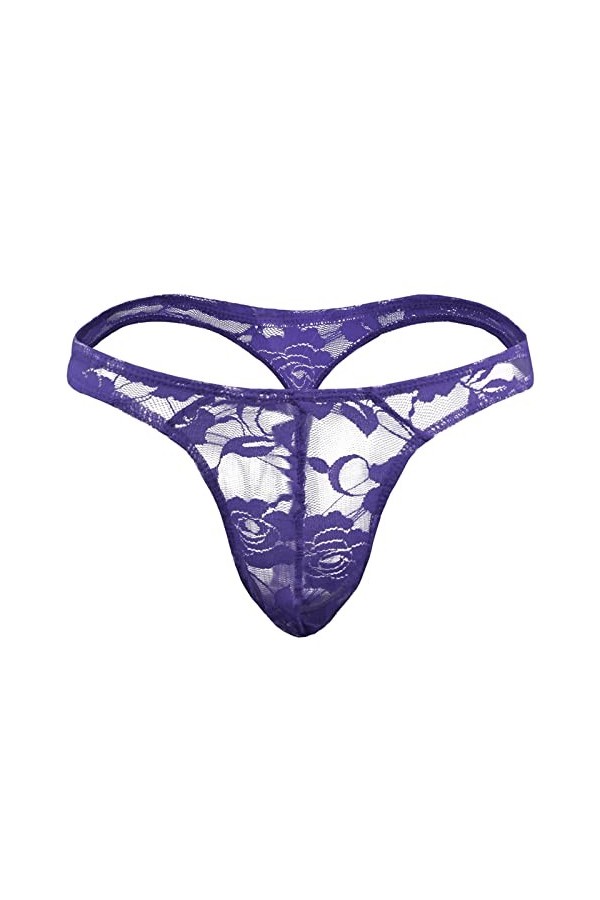 LKRSEEF Transparent String Gay Erotique Cosplay sous Vetement Sissy Bretelle Travesti Jockstrap Corset Tenue Ouvert Bondage S