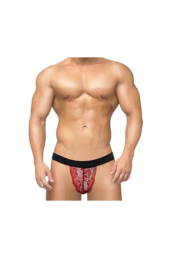 LKRSEEF Transparent Jockstrap Gay Travesti Erotique sous Vetement Elephant Sexy Hot Chic String Cosplay Tenue Coquin Slip Cor