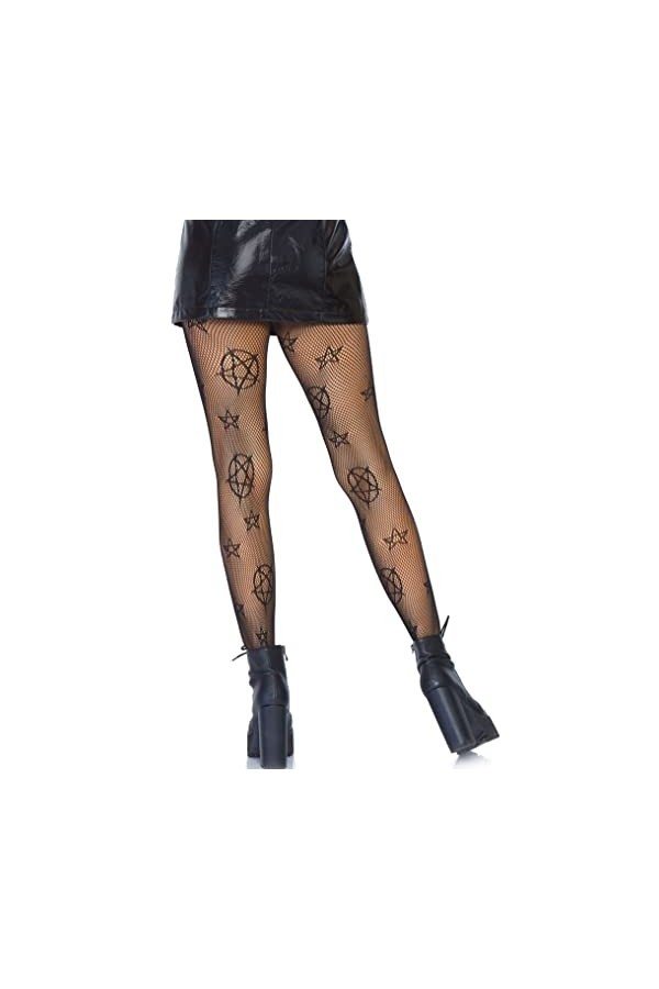 Leg Avenue - Occult net tights, Taille Unique Le Noir 