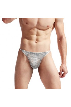 LKRSEEF Cosplay Lingerie Homme Adulte Chic Erotique Bondage Sissy Transparent Bretelle Culotte Corset Slip Ouvert Tenue Trave