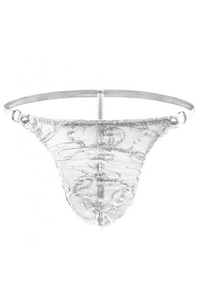 LKRSEEF Cosplay Lingerie Homme Adulte Chic Erotique Bondage Sissy Transparent Bretelle Culotte Corset Slip Ouvert Tenue Trave