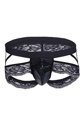 LKRSEEF Transparent Jockstrap Gay Bretelle Travesti Slip Crossdresser Corset Erotique Culotte Sexy Hot sous Vetement Elephant