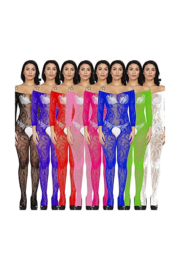 Lingerie Sexy Une pièce Bas Une pièce à Collier Suspendu Quatre côtés de la découpe ajourée Vert Fruit 