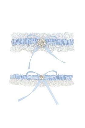 Jarretière de Mariage Bleu Élastique Jarretière de Mariée Laccessoire Nuptial…