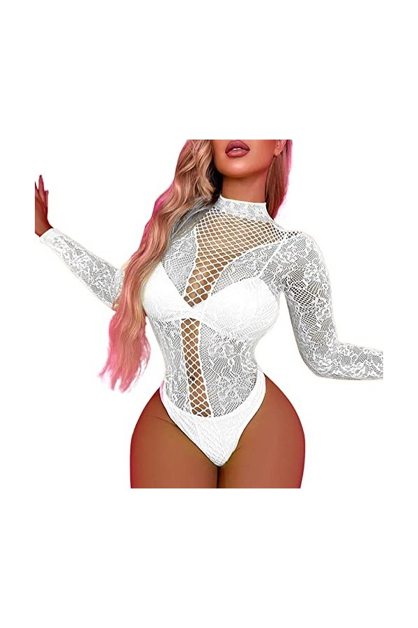 Lingerie Femme Sexy Ensemble Homme Sexy Hot y2*k Femmes Mode Impression Maille Lingerie Dentelle Lingerie 1 pièces Body Ensem