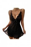 Lingerie Erothique Sexy Sensuelle Harnais Robe Sexy Coquine Lingerie Sexy Hot Night Wear Col en V Profond Erothique Ensemble 