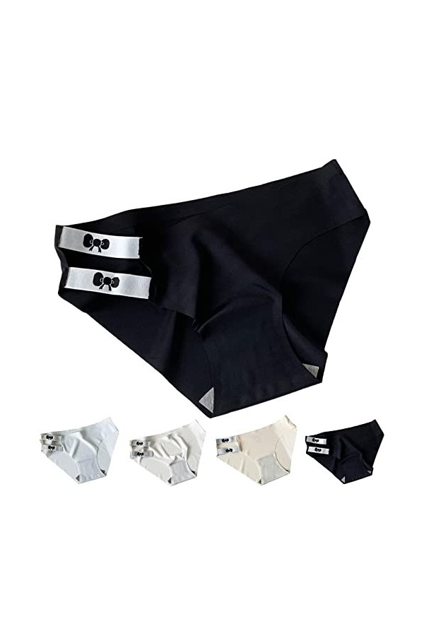 Générique Culotte Femme String Femme Culottes Taille Basse Slips Stretch Coquin Hot Plus Taille String Lingerie sous-Vêtement