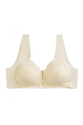 sous-vêtement Sexy en Dentelle froncée pour Femmes avec Bretelles de Soutien-Gorge sans Armatures Menstruelle Abondante