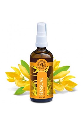 Huile de Massage 100ml - 100% Huile Ylang Ylang & Jojoba - Cosmétiques Naturels
