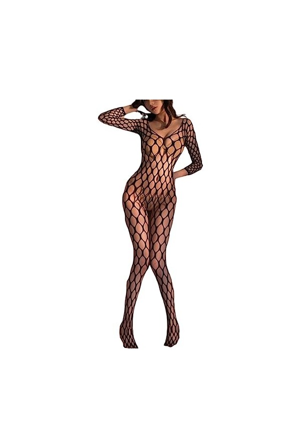 GilRu Sexy Lingerie Net Vêtements Fichiers Ouverts Lait Maternel No Off Passion Costume Transparent Sexy Bas Séduisant Body R