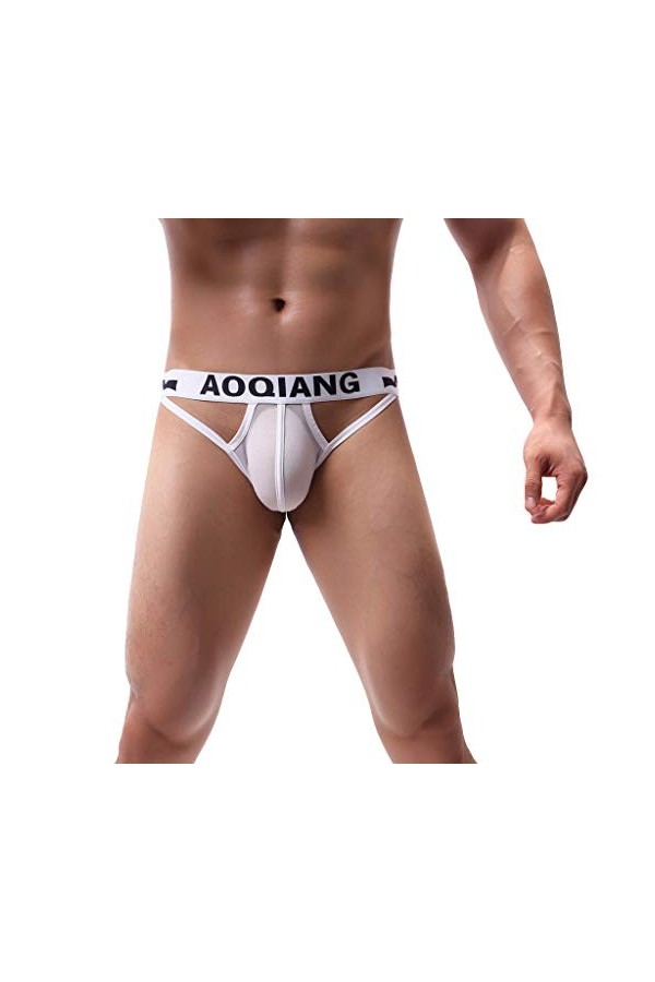 Ensemble de sous-vêtements sexy pour homme, Blanc., M