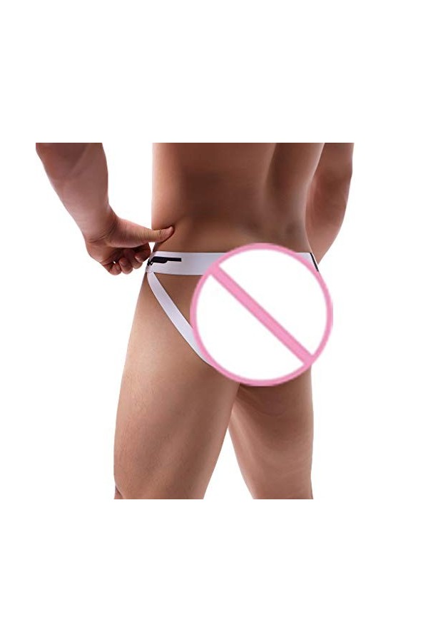 Ensemble de sous-vêtements sexy pour homme, Blanc., M