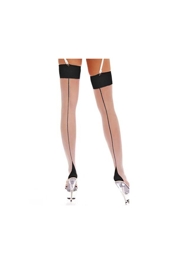Générique Collant Sculptant Gainant, Collant Taille Haute Ceinture de Cuisse Ceinture de Mode Lingerie Femmes Sexy jarretière