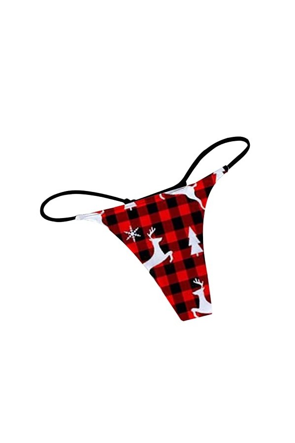 ZHINIAN Culotte sexy confortable pour femme - Motif sexy - Taille basse - Culotte sexy douce - Sous-vêtement pour le Nouvel A