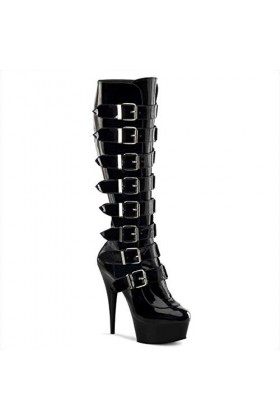 Pleaser DELIGHT-2049 Blk Pat/Blk UK 6 EU 39 