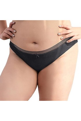 Pianshanzi Strings & Tangas pour Femme String Sexy Érotique avec Élastique Sans Couture Culotte Taille Sous-vêtements pour Fe