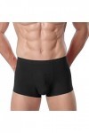 CUTeFiorino Caleçon Garçon Noir Homme Sous-vêtements Boxer Boxer Sous-vêtements Doux Confortable Coton Sous-vêtements, Noir ,