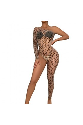 Lingerie Femme Sexy Ensemble Homme Sexy Hot y28.k Vêtement de de Fesse Non Stop pour Femme, Couleur de Peau Sexy, imprimé léo
